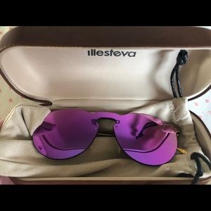 illesteva, Leonard ll Mask Sunglasses in Pink